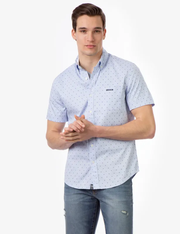 SLIM FIT DOT PATTERN SHORT SLEEVE SHIRT sold by U.S. Polo Assn.