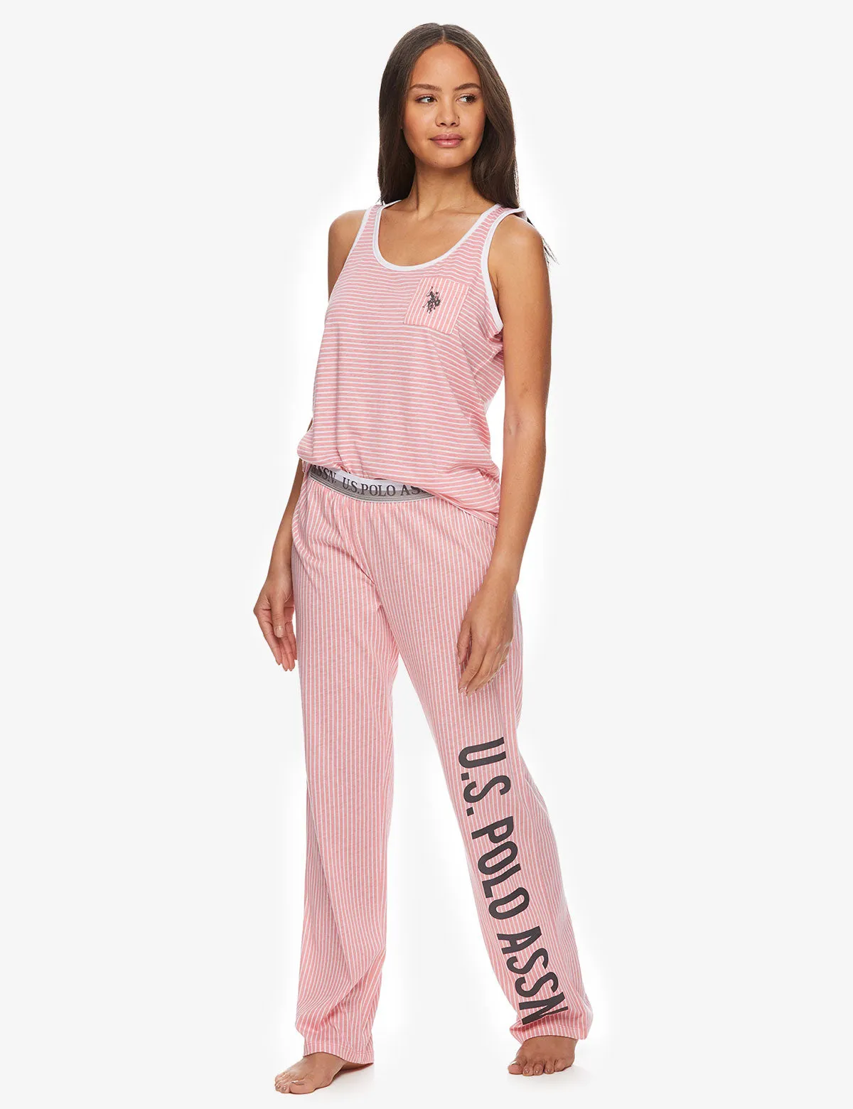 U.S. POLO ASSN. SLEEVELESS STRIPED LOUNGE SET sold by U.S. Polo Assn. product image thumbnail 5
