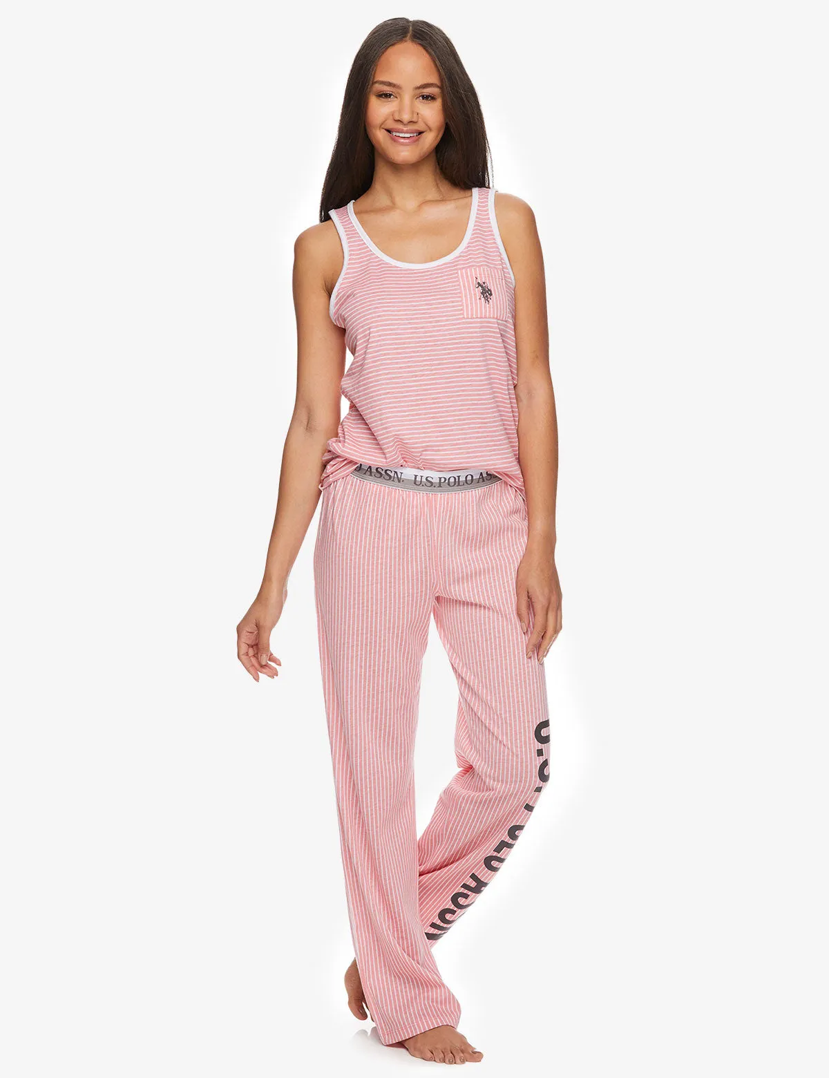 U.S. POLO ASSN. SLEEVELESS STRIPED LOUNGE SET sold by U.S. Polo Assn. product image thumbnail 4