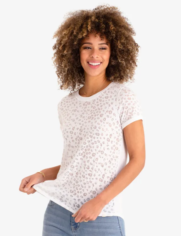 BURNOUT CHEETAH T-SHIRT sold by U.S. Polo Assn.