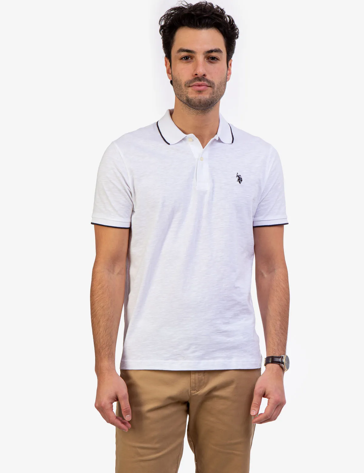 SLUB JERSEY POLO SHIRT sold by U.S. Polo Assn.