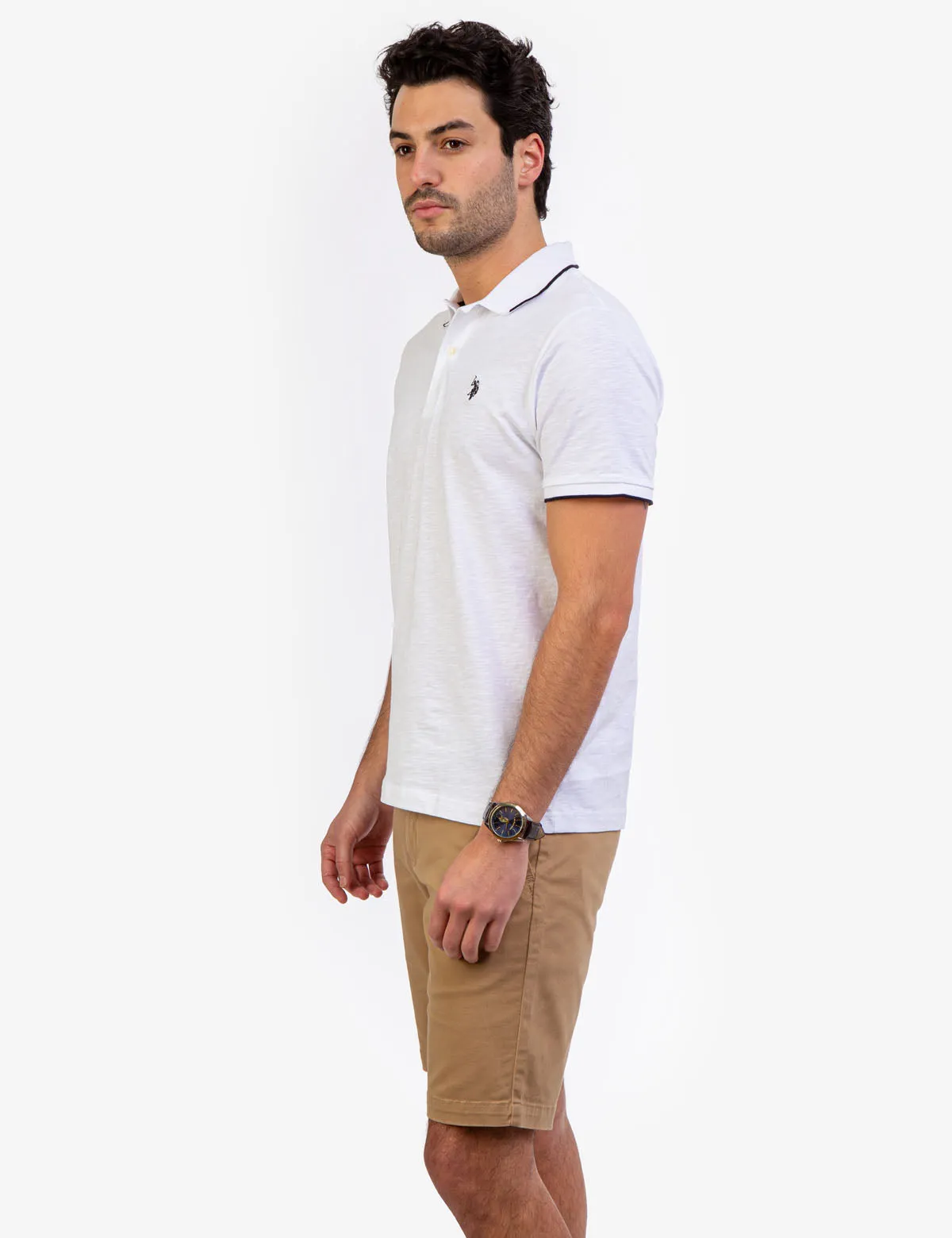 SLUB JERSEY POLO SHIRT sold by U.S. Polo Assn. product image thumbnail 3