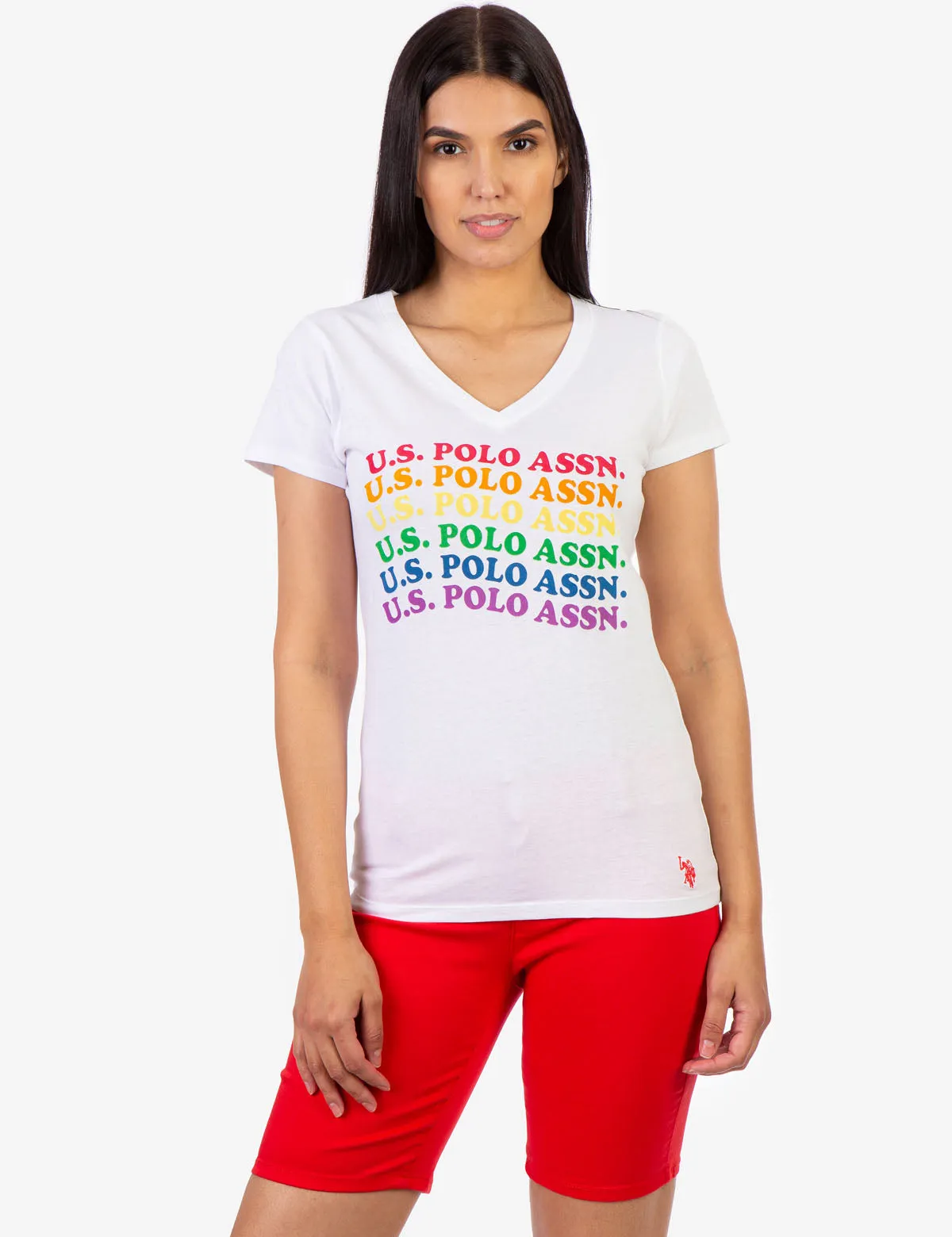 USPA RAINBOW WAVE GRAHIC T-SHIRT sold by U.S. Polo Assn.