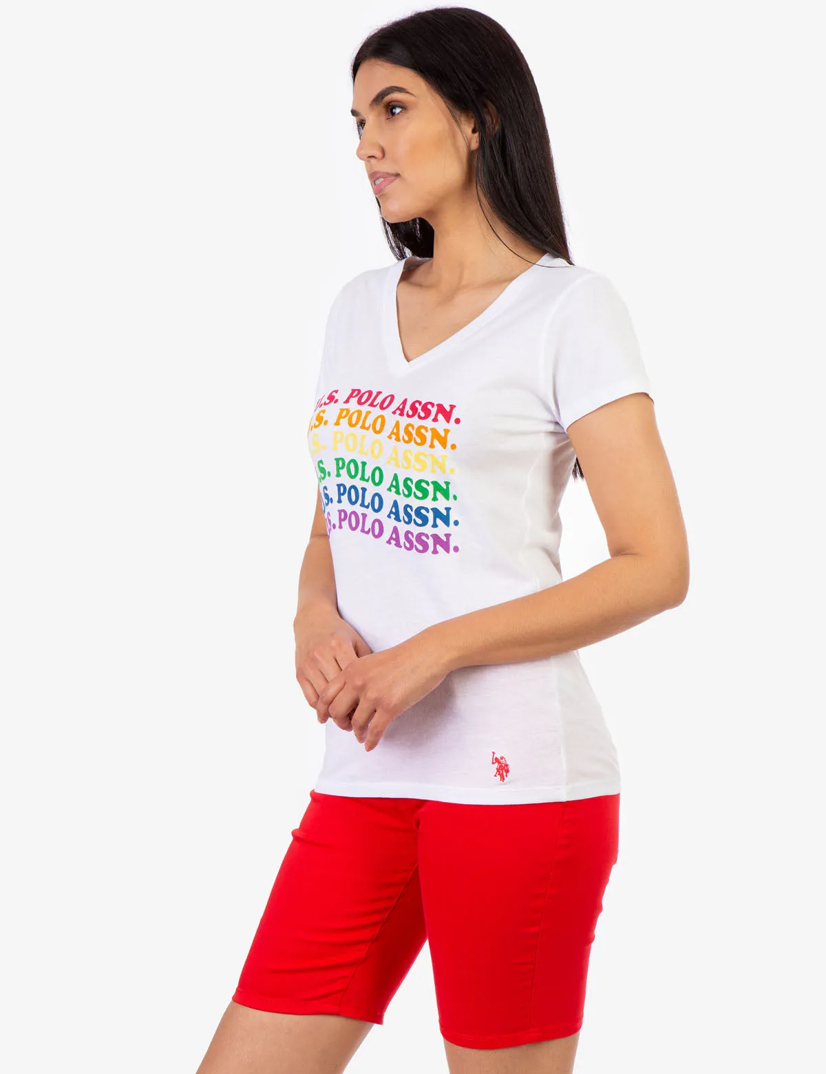 USPA RAINBOW WAVE GRAHIC T-SHIRT sold by U.S. Polo Assn. product image thumbnail 3