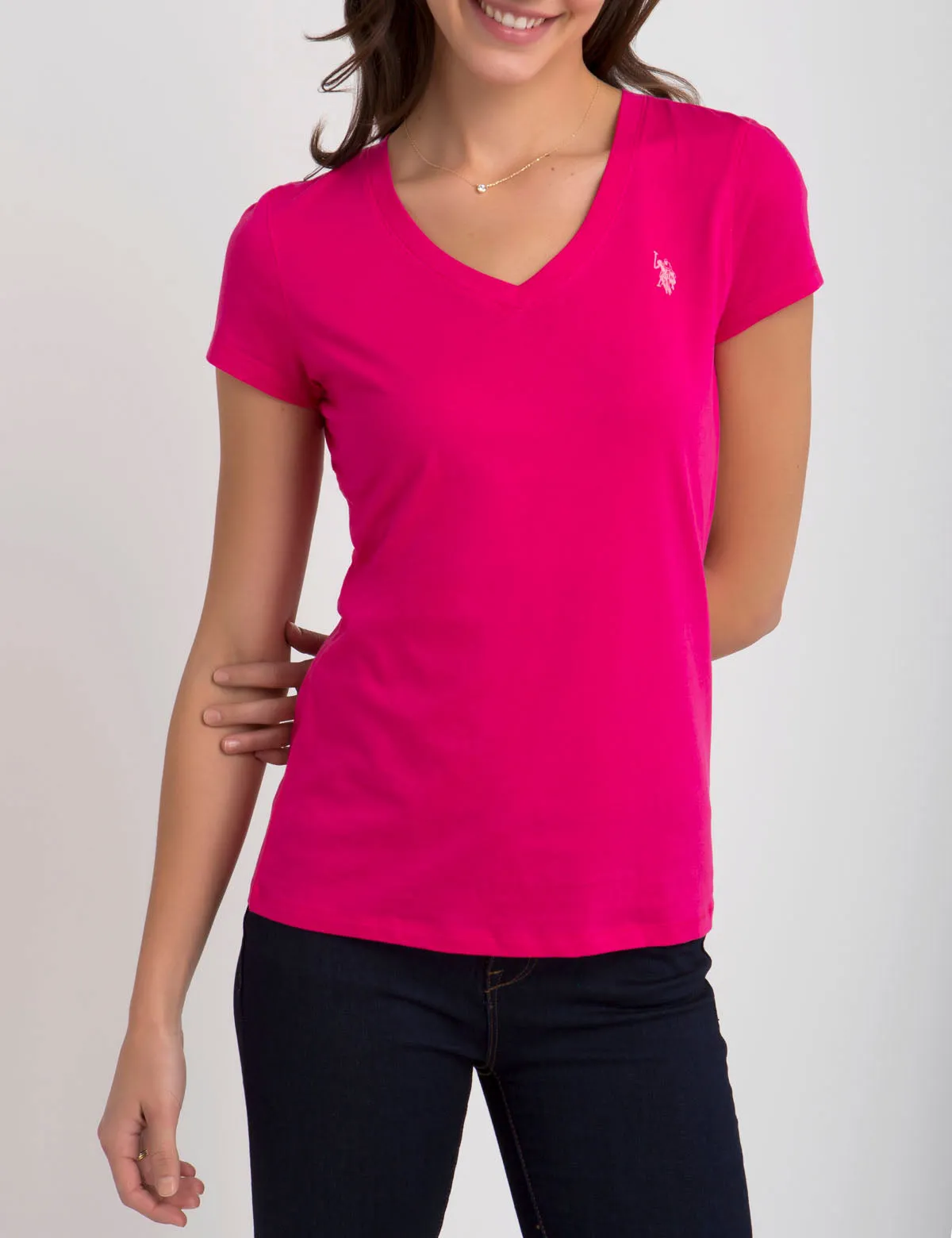 V NECK T-SHIRT sold by U.S. Polo Assn. product image thumbnail 4