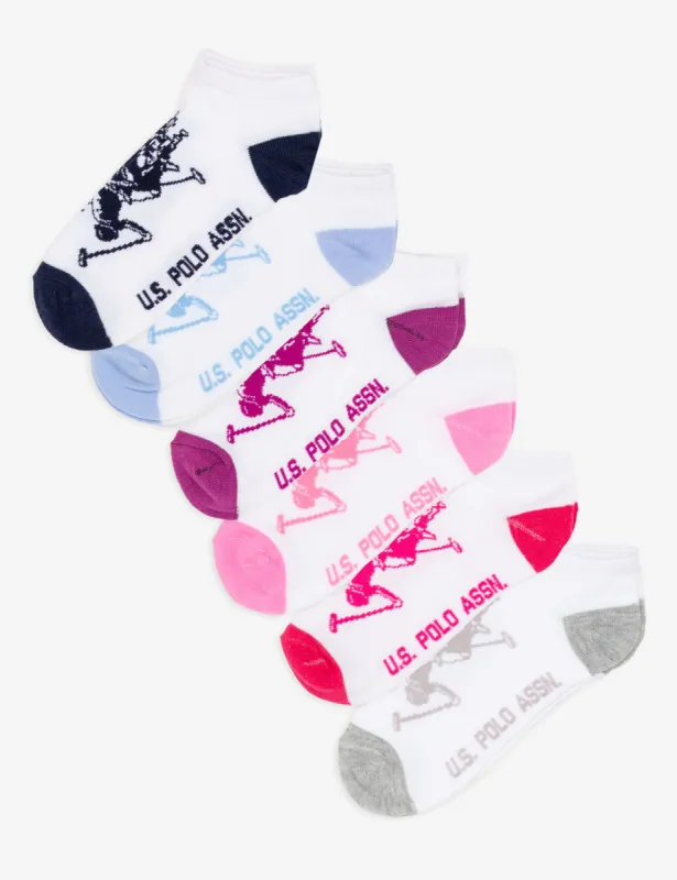 WOMENS 6PK BIG DHM LOW CUT SOCKS sold by U.S. Polo Assn.