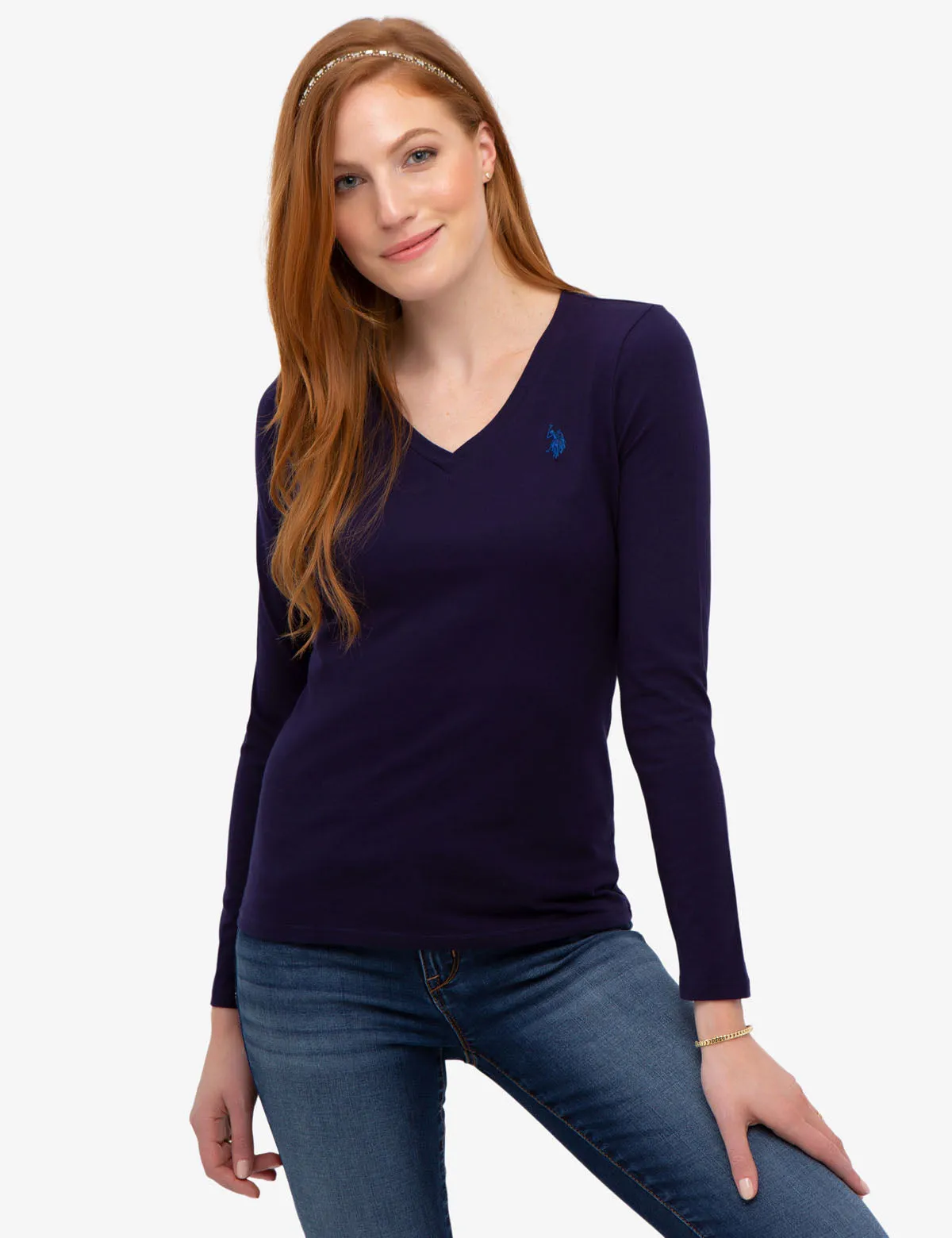 ESSENTIAL V-NECK T-SHIRT sold by U.S. Polo Assn. product image thumbnail 5