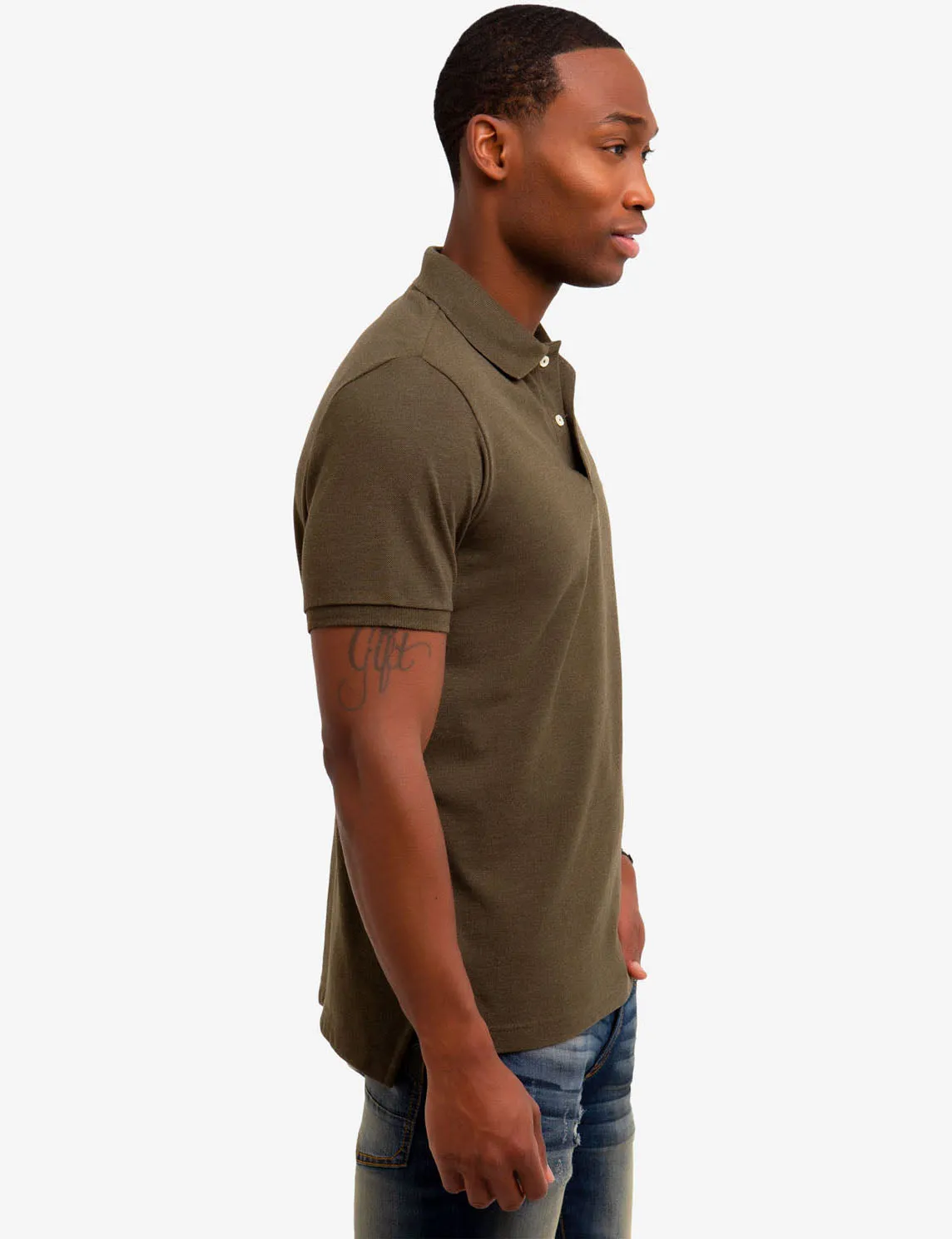 PIQUE SMALL LOGO POLO SHIRT sold by U.S. Polo Assn. product image thumbnail 3