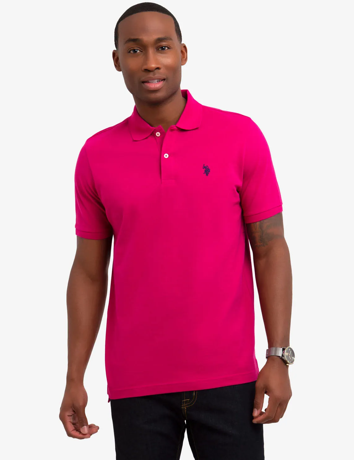 PIQUE SMALL LOGO POLO SHIRT sold by U.S. Polo Assn.