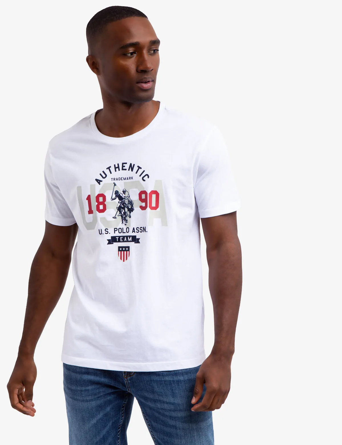 USPA TEAM GRAPHIC PRINT T-SHIRT sold by U.S. Polo Assn.
