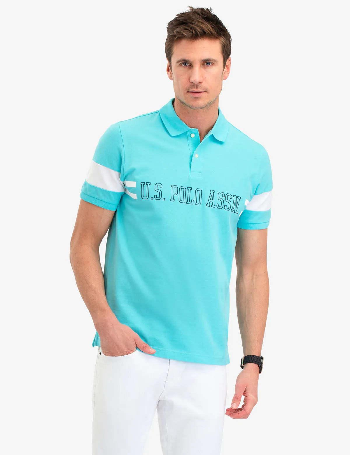 USPA CHEST LOGO POLO SHIRT sold by U.S. Polo Assn. product image thumbnail 3