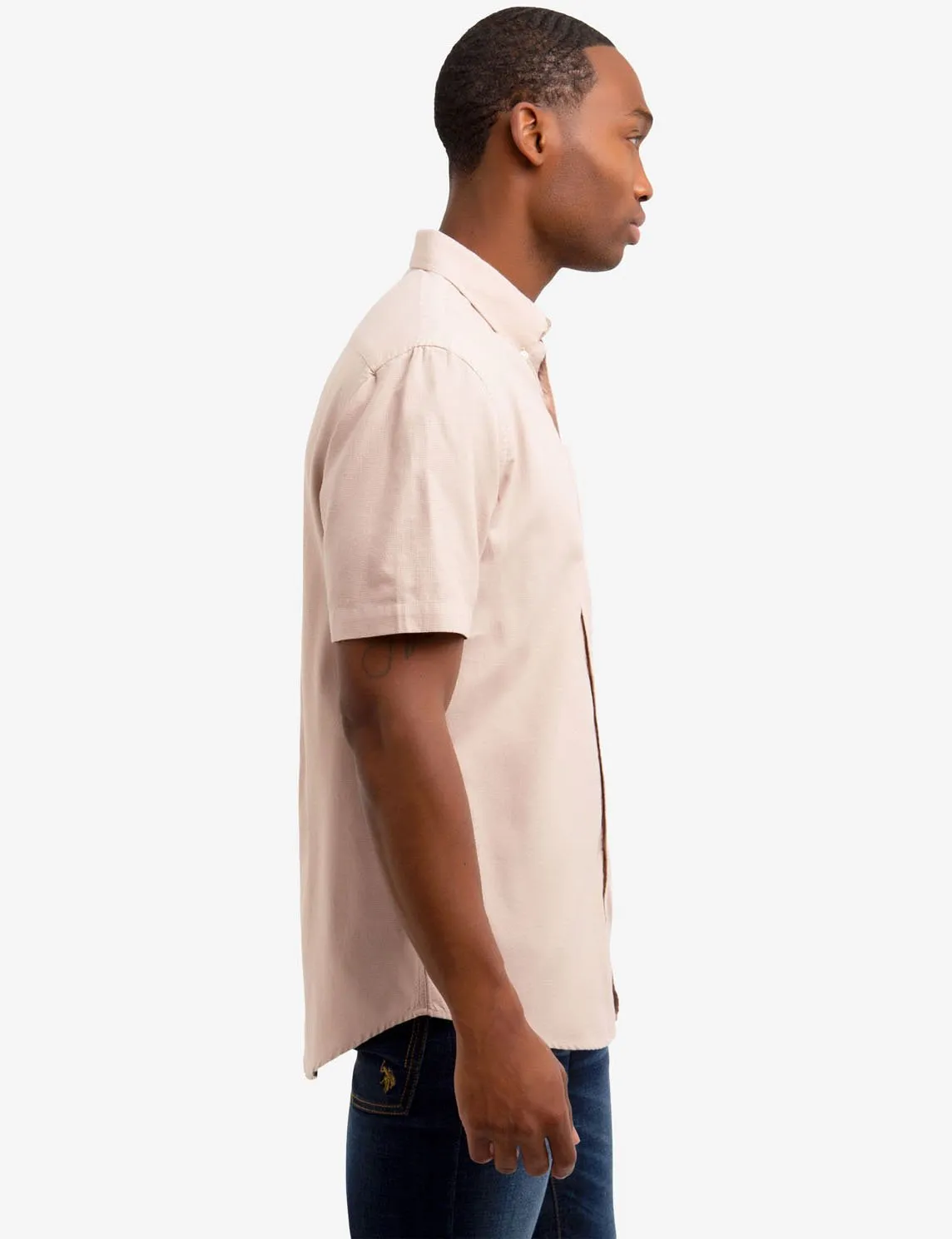 SQUARE WEAVE SHIRT sold by U.S. Polo Assn. product image thumbnail 2