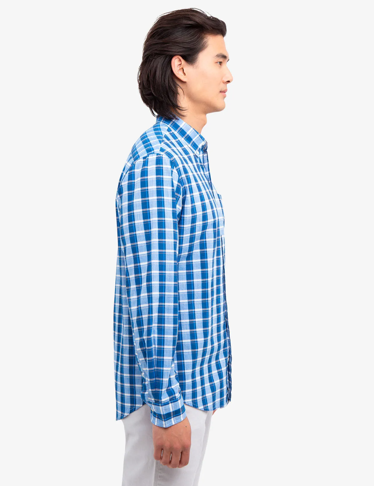 MEDIUM PLAID POPLIN SHIRT sold by U.S. Polo Assn. product image thumbnail 3