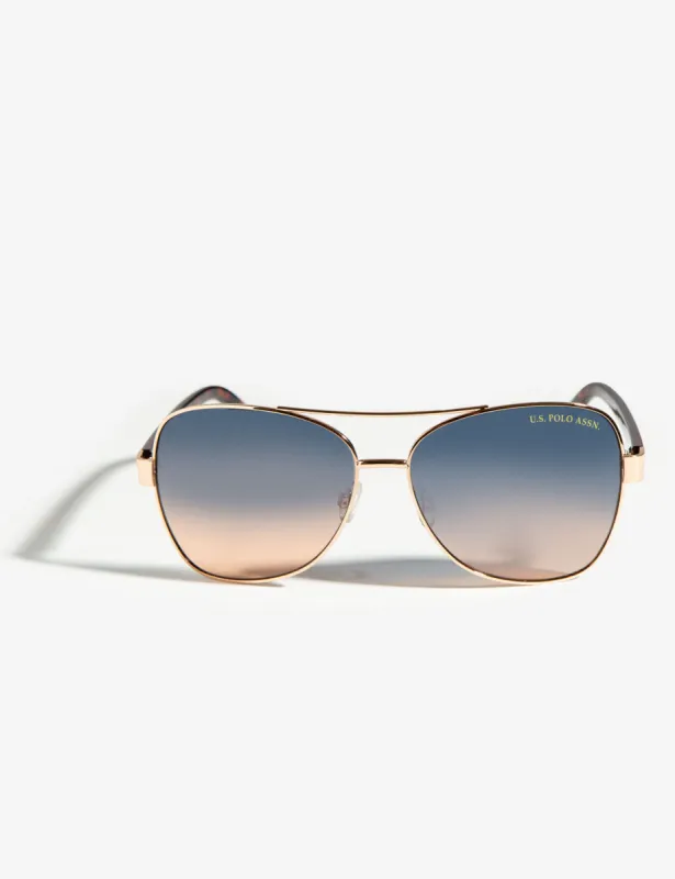 LADIES METAL AVIATOR SUNGLASSES sold by U.S. Polo Assn.