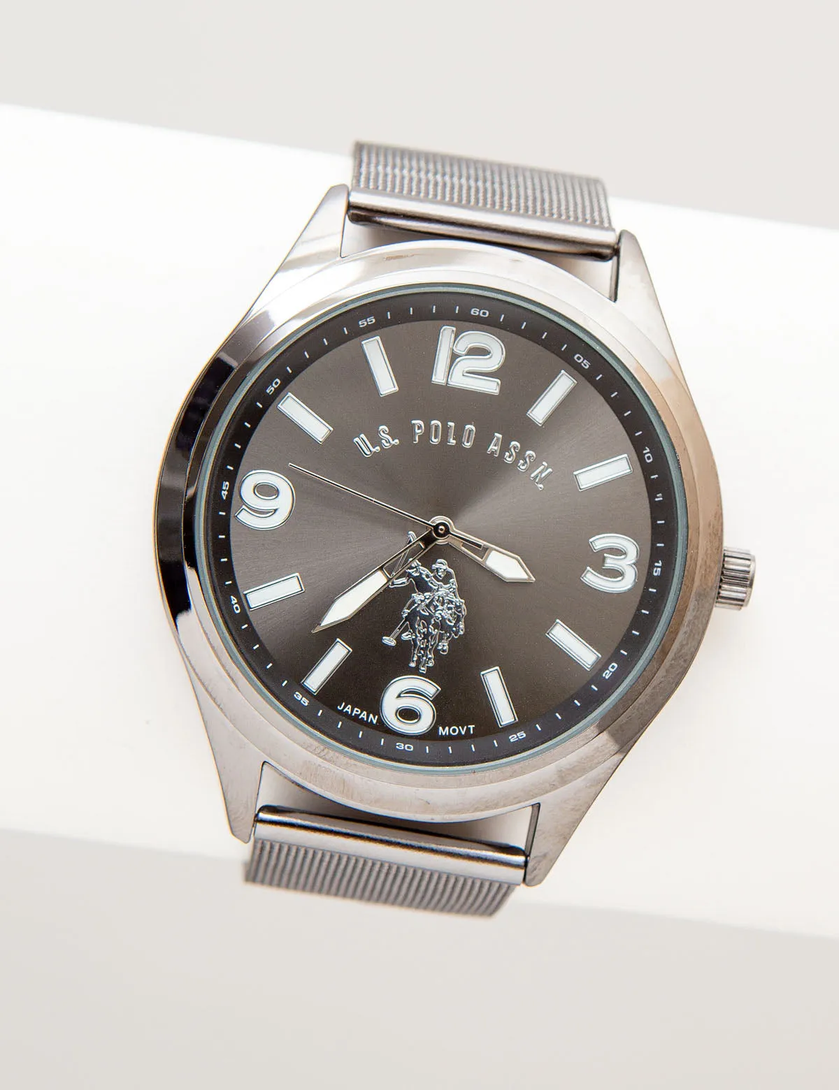 MEN'S GUNMETAL MESH BRACELET WATCH sold by U.S. Polo Assn.