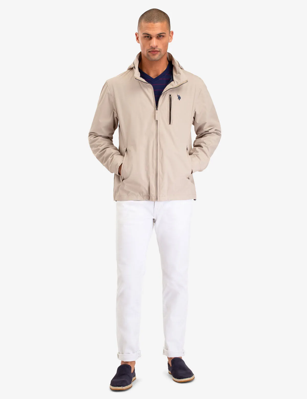 WINDBREAKER WITH PIPING sold by U.S. Polo Assn. product image thumbnail 2