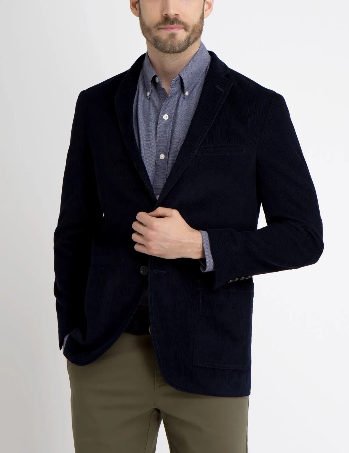 NAVY CORDUROY BLAZER sold by U.S. Polo Assn. product image thumbnail 5