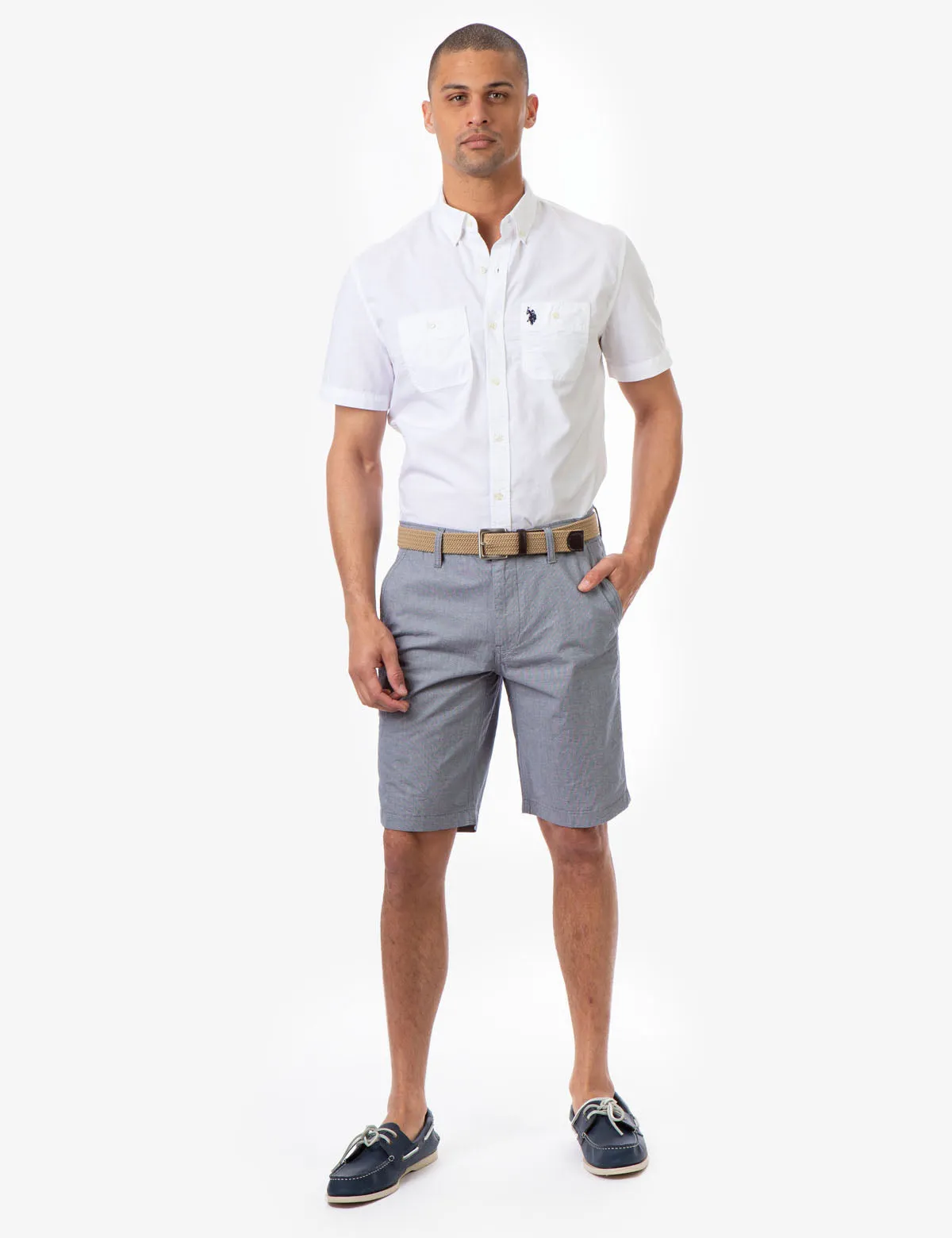HARTFORD MICRO HOUNDSTOOTH SHORTS sold by U.S. Polo Assn. product image thumbnail 2