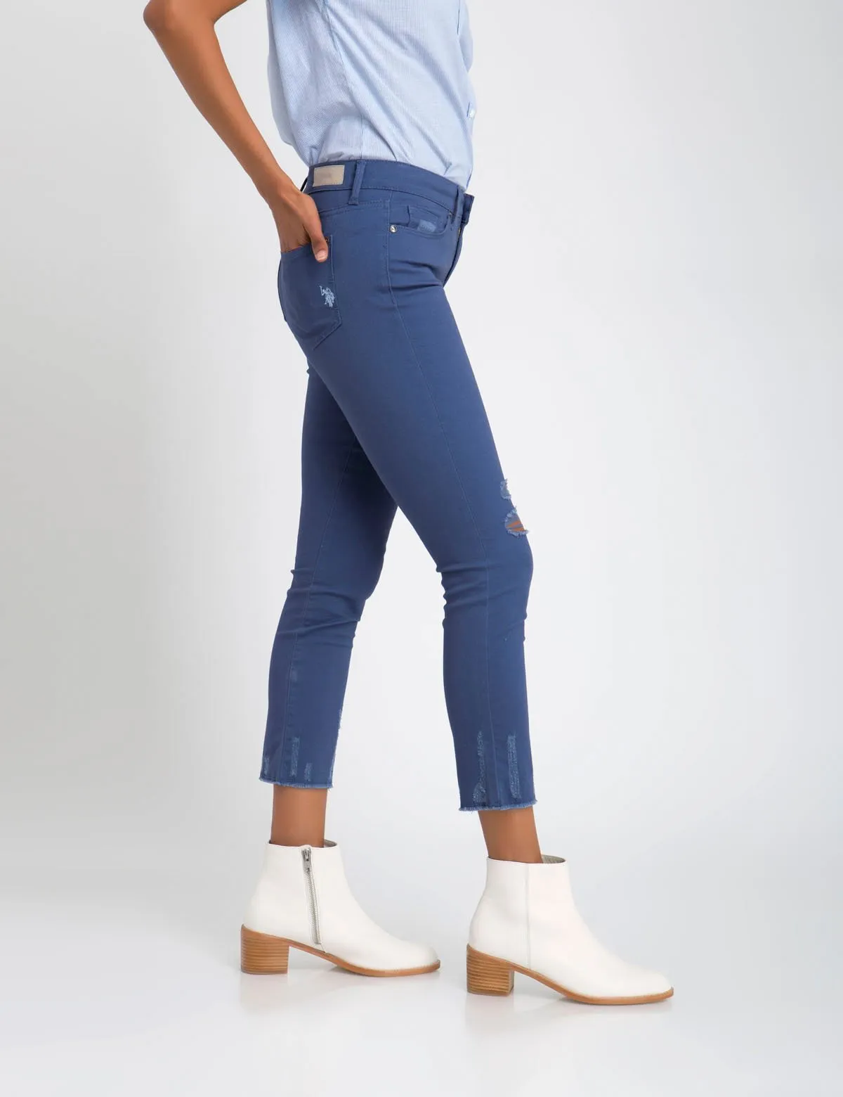 DESTRUCTED SKINNY PANTS sold by U.S. Polo Assn. product image thumbnail 2