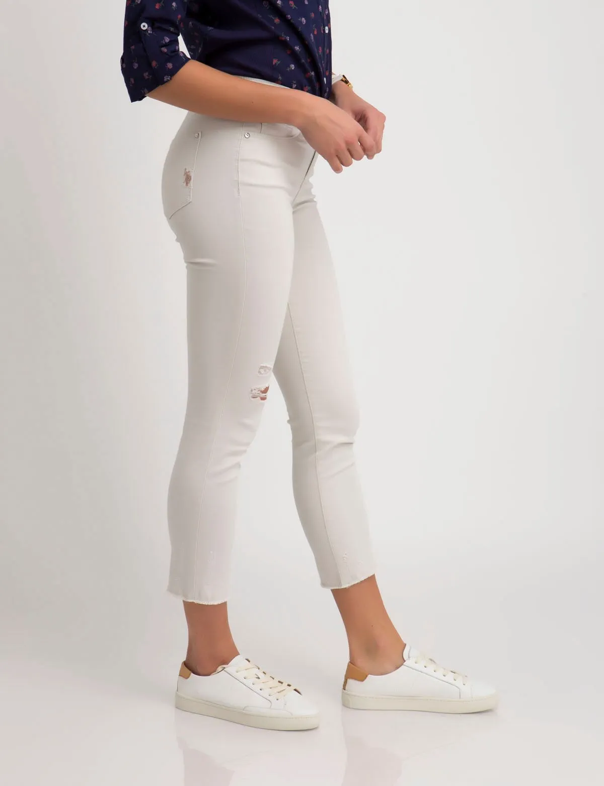 DESTRUCTED SKINNY PANTS sold by U.S. Polo Assn. product image thumbnail 4