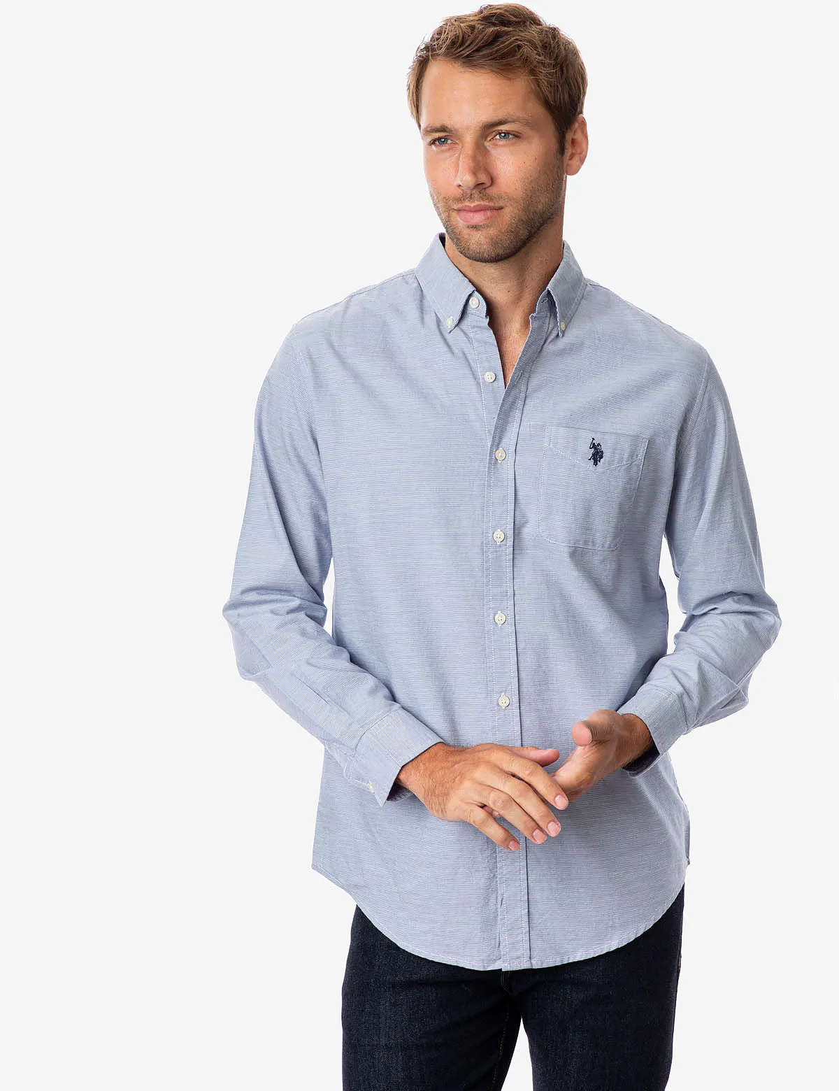 MIRCO HORIZONTAL STRIPED SHIRT sold by U.S. Polo Assn.