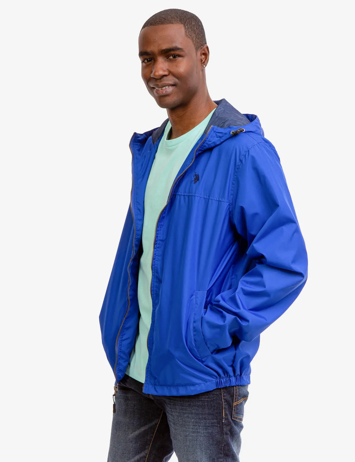 ESSENTIAL HOODED WINDBREAKER sold by U.S. Polo Assn. product image thumbnail 3