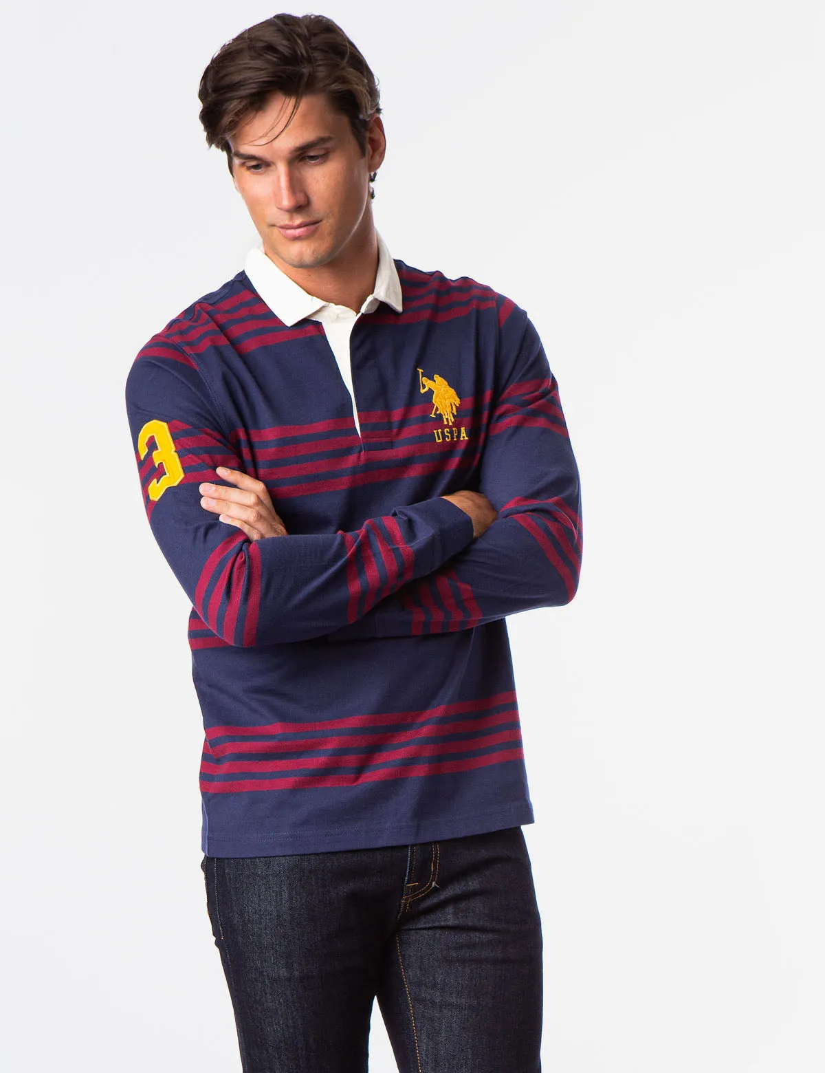 LONG SLEEVE RUGBY POLO SHIRT sold by U.S. Polo Assn. product image thumbnail 2