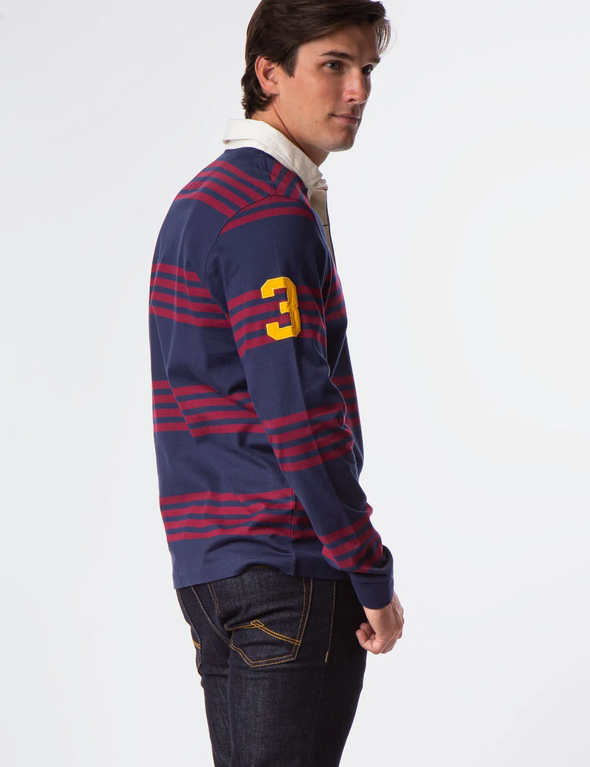 LONG SLEEVE RUGBY POLO SHIRT sold by U.S. Polo Assn. product image thumbnail 3