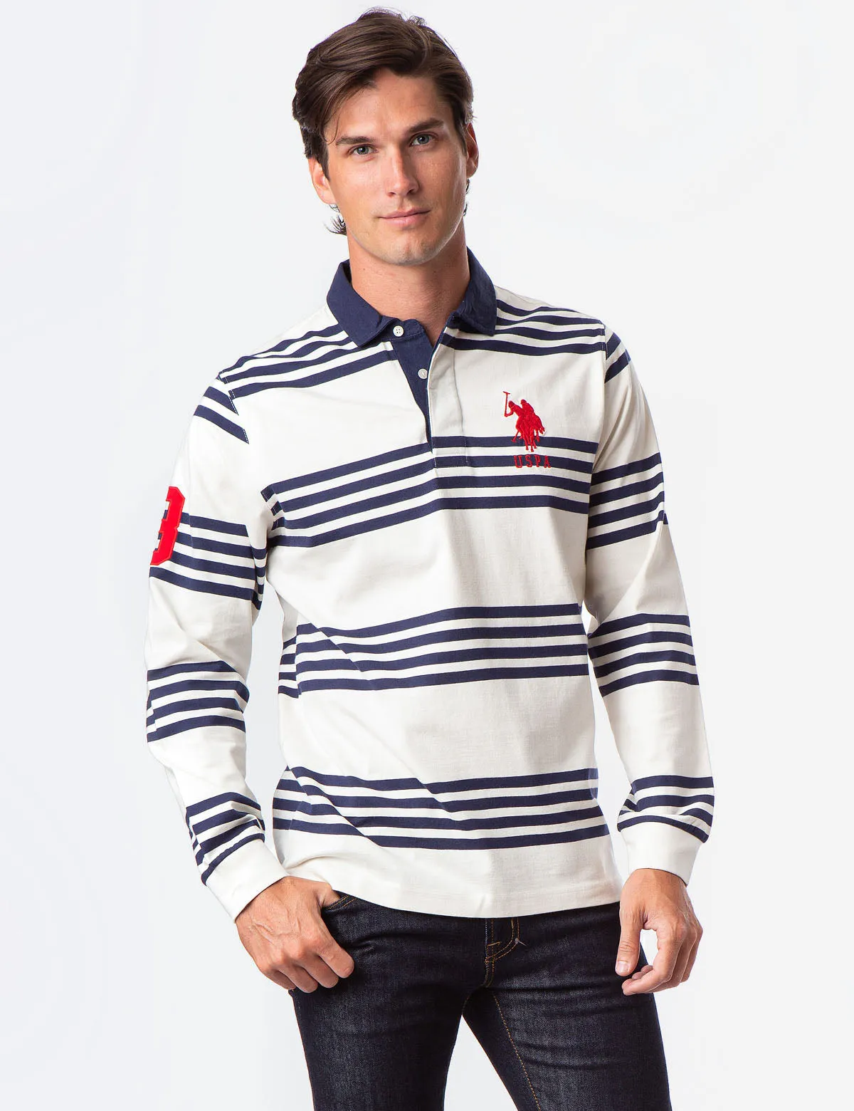 LONG SLEEVE RUGBY POLO SHIRT sold by U.S. Polo Assn. product image thumbnail 5