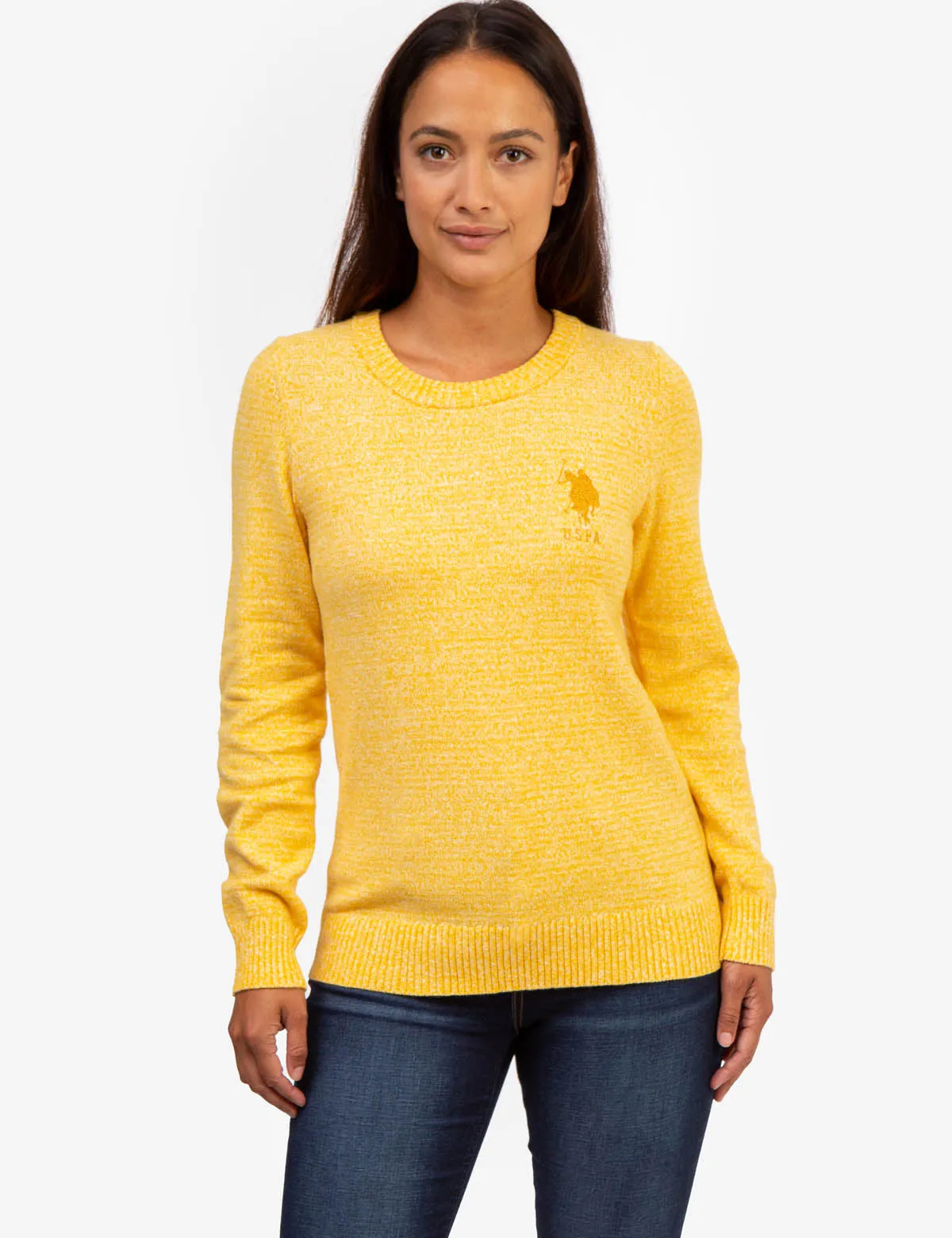 USPA MARLED CREW NECK SWEATER sold by U.S. Polo Assn.
