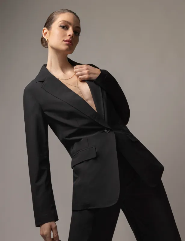 WHITE LABEL SOFT DRAPED RELAXED BLAZER sold by U.S. Polo Assn.