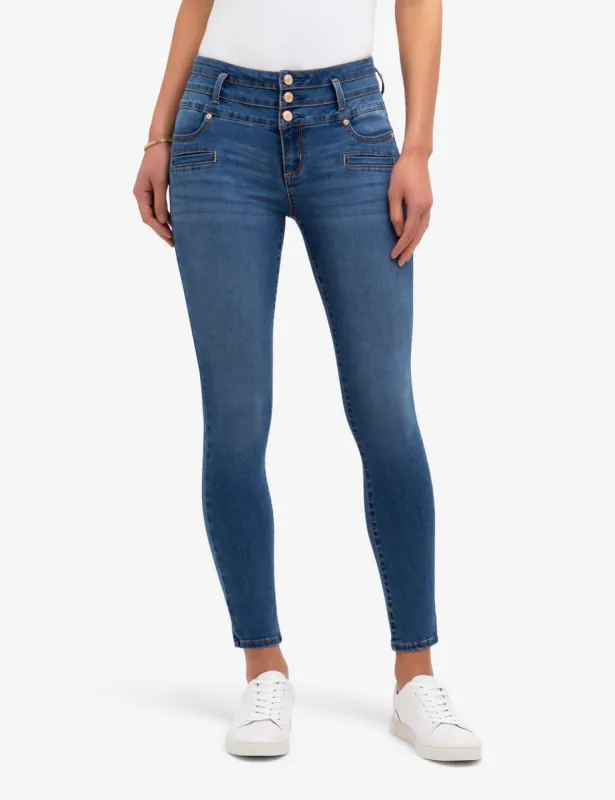 REPREVE® HIGH RISE STRETCH SUPER SKINNY JEANS sold by U.S. Polo Assn.