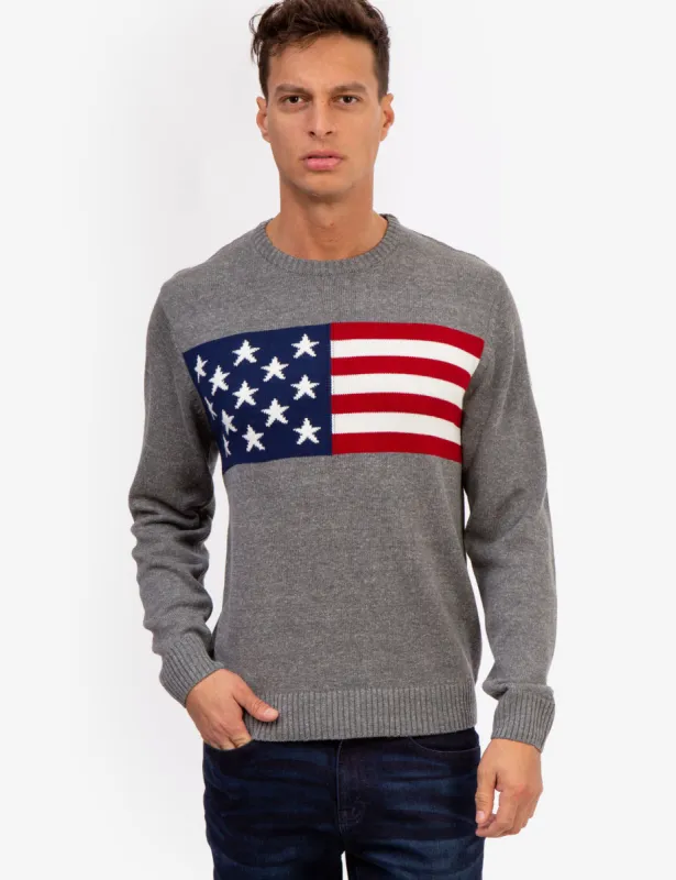 AMERICAN FLAG CREW NECK SWEATER sold by U.S. Polo Assn.