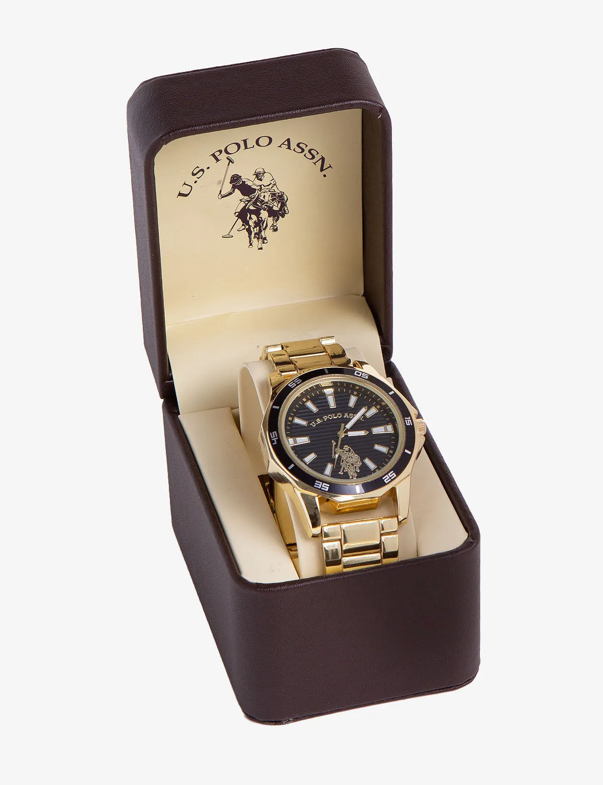 MEN'S GOLDTONE BRACELET WATCH sold by U.S. Polo Assn. product image thumbnail 2