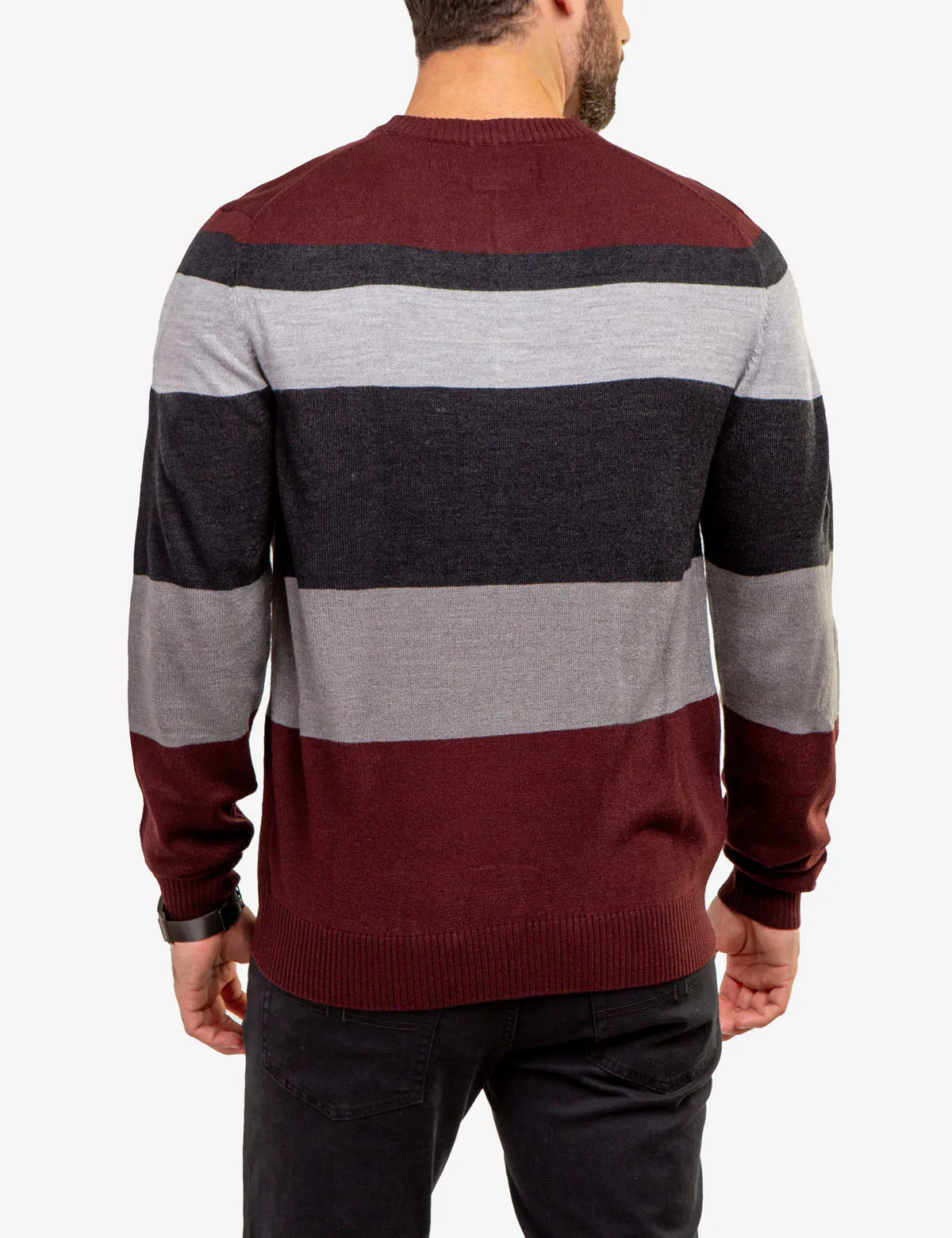SOFT LARGE STRIPE CREW NECK SWEATER sold by U.S. Polo Assn. product image thumbnail 4