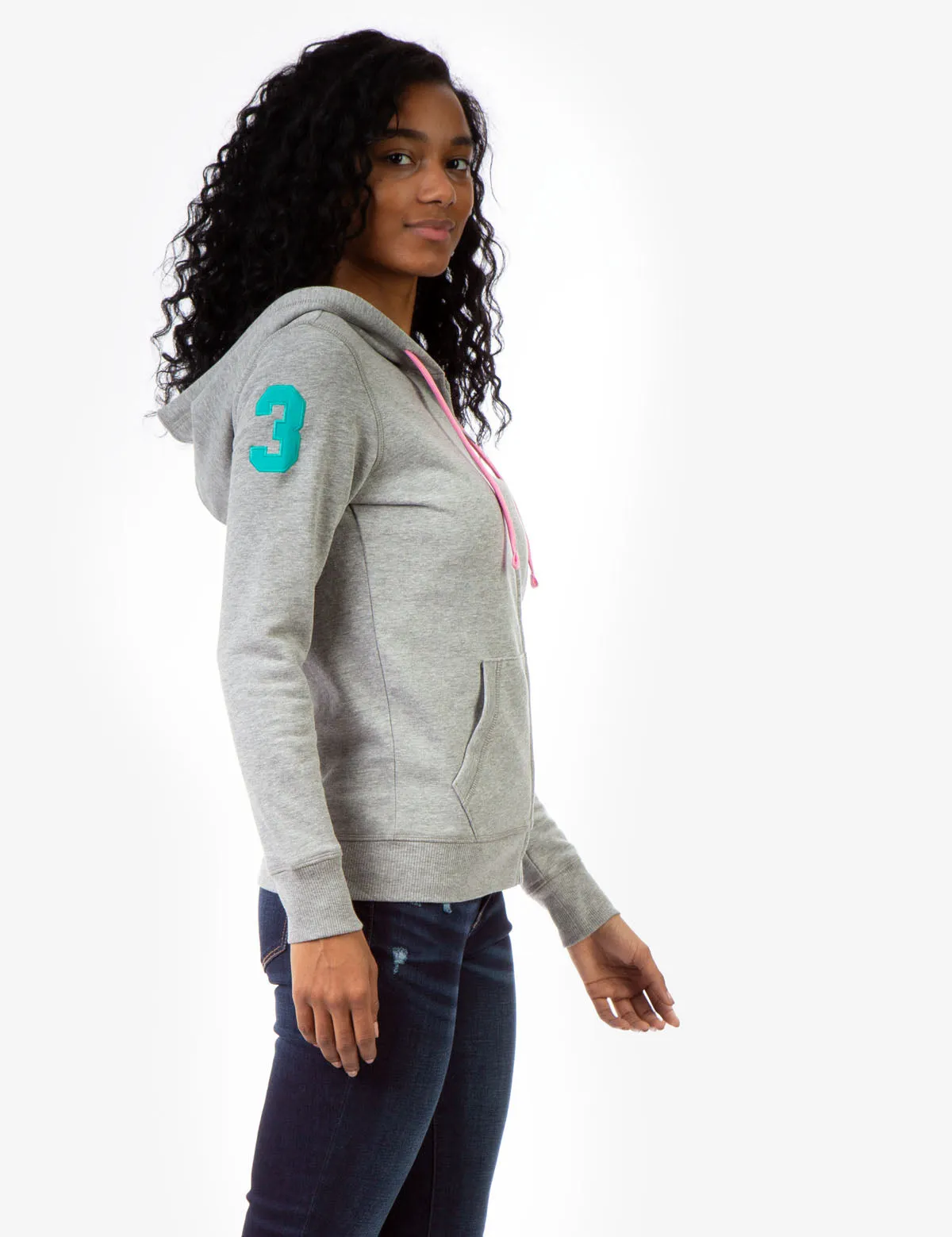 BIG LOGO ZIP FRONT HOODIE sold by U.S. Polo Assn. product image thumbnail 3