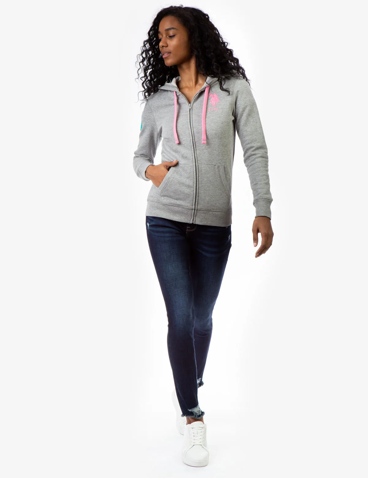 BIG LOGO ZIP FRONT HOODIE sold by U.S. Polo Assn. product image thumbnail 2