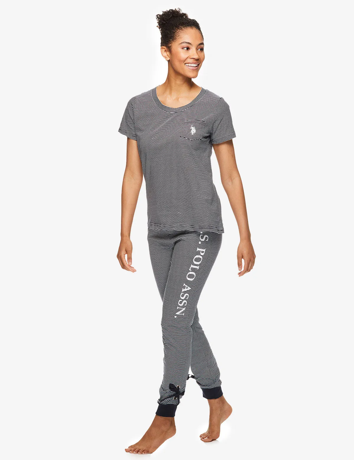U.S. POLO ASSN. STRIPED LOUNGE SET sold by U.S. Polo Assn.