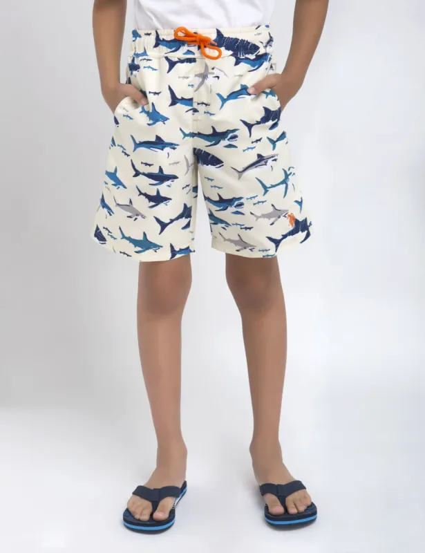 Boys Shark Board Short sold by U.S. Polo Assn.