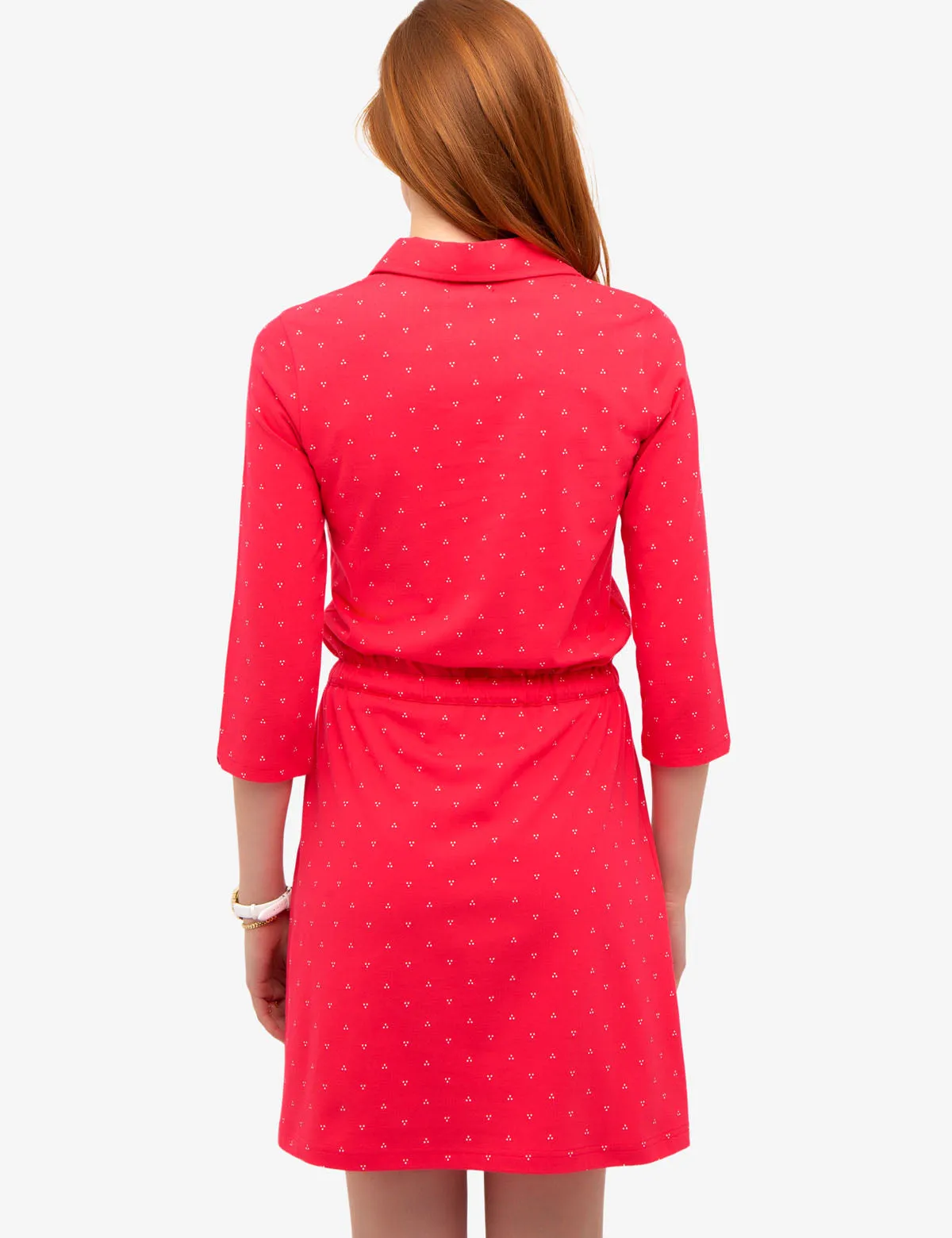 COTTON JERSEY TRI-DOT DRESS sold by U.S. Polo Assn. product image thumbnail 4