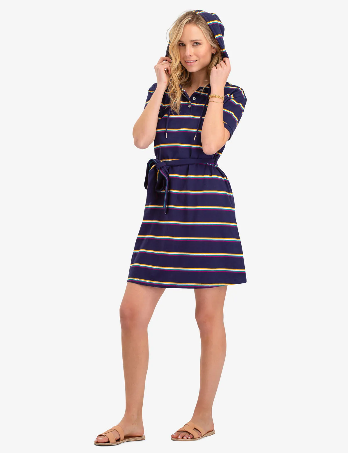 STRIPED HOODIE DRESS sold by U.S. Polo Assn. product image thumbnail 5