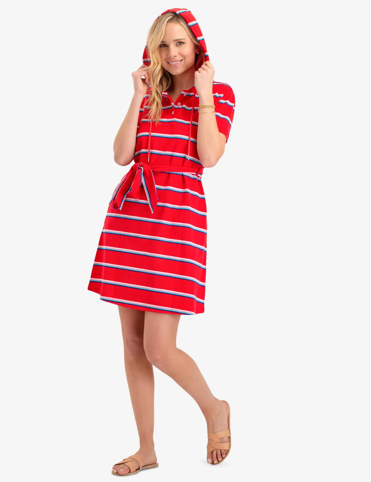 STRIPED HOODIE DRESS sold by U.S. Polo Assn. product image thumbnail 2