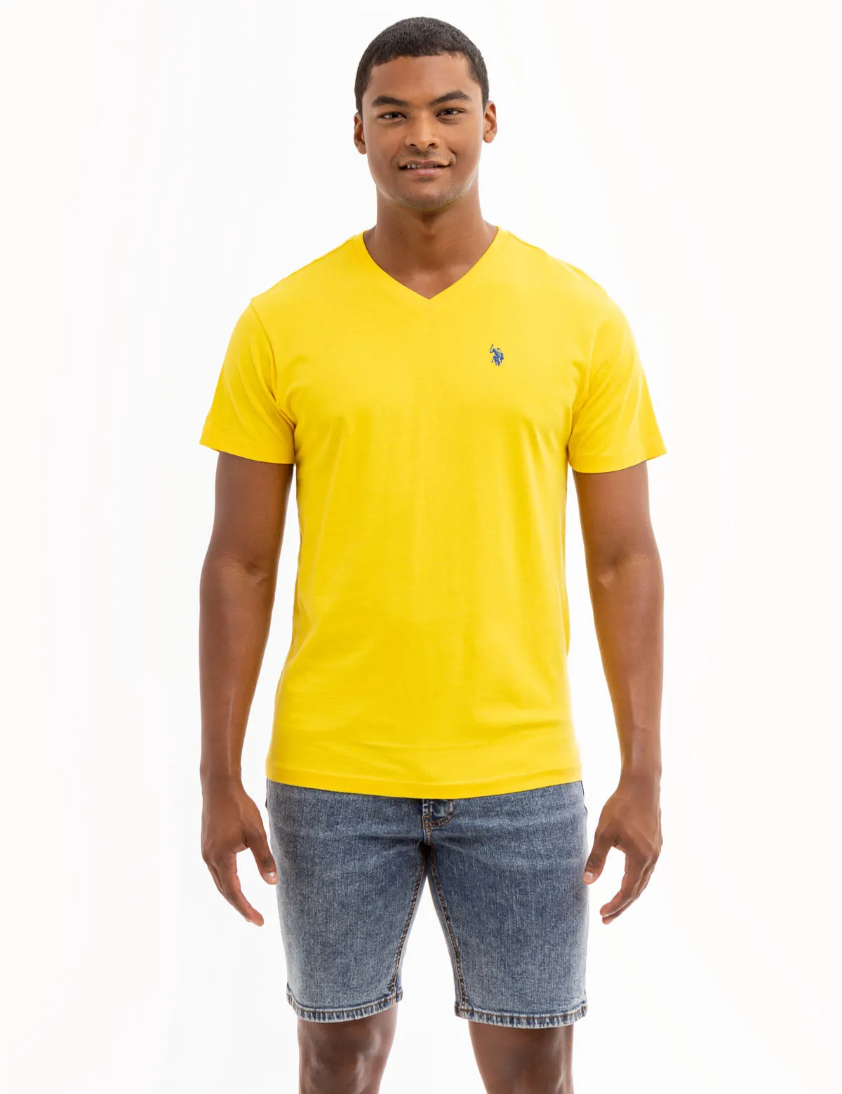 SOLID V-NECK T-SHIRT sold by U.S. Polo Assn. product image thumbnail 5