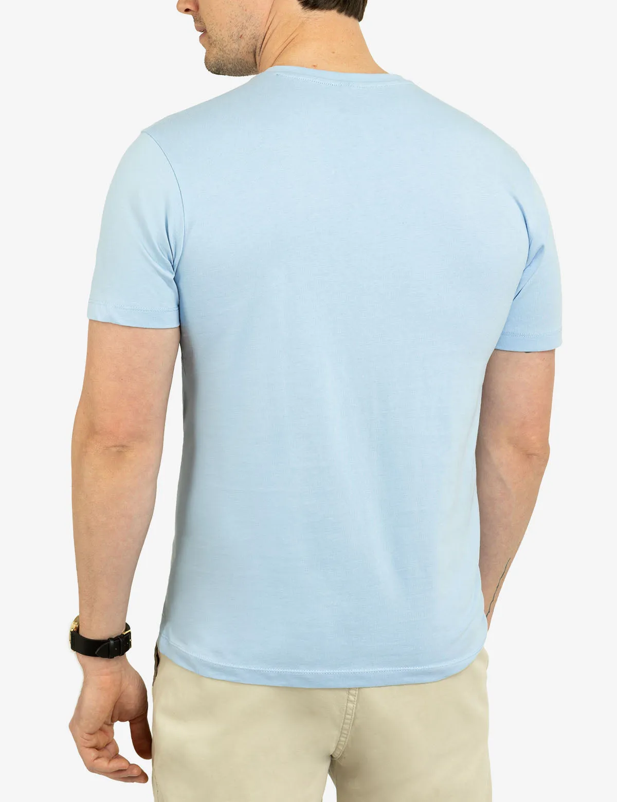 SOLID V-NECK T-SHIRT sold by U.S. Polo Assn. product image thumbnail 3