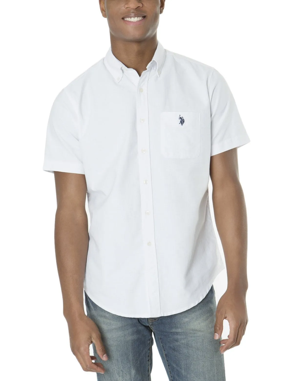 SHORT SLEEVE SOLID OXFORD sold by U.S. Polo Assn. product image thumbnail 5