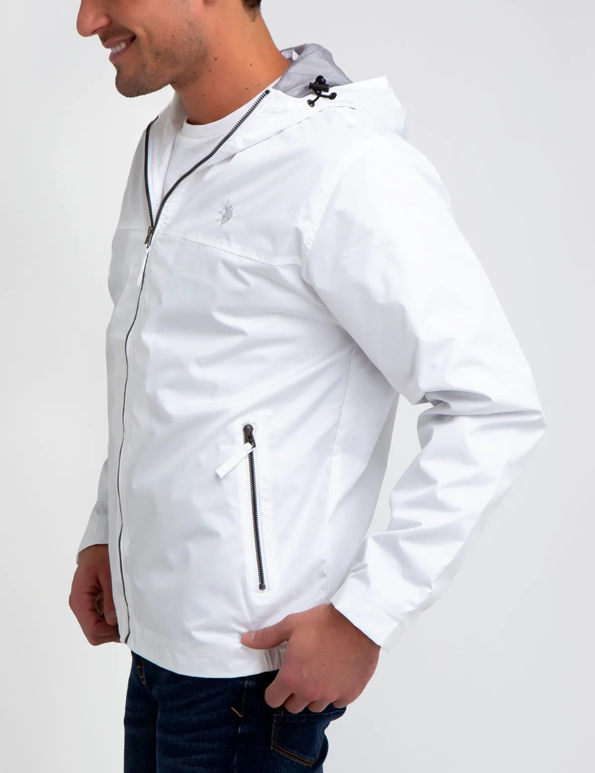 HOODED WINDBREAKER sold by U.S. Polo Assn. product image thumbnail 3
