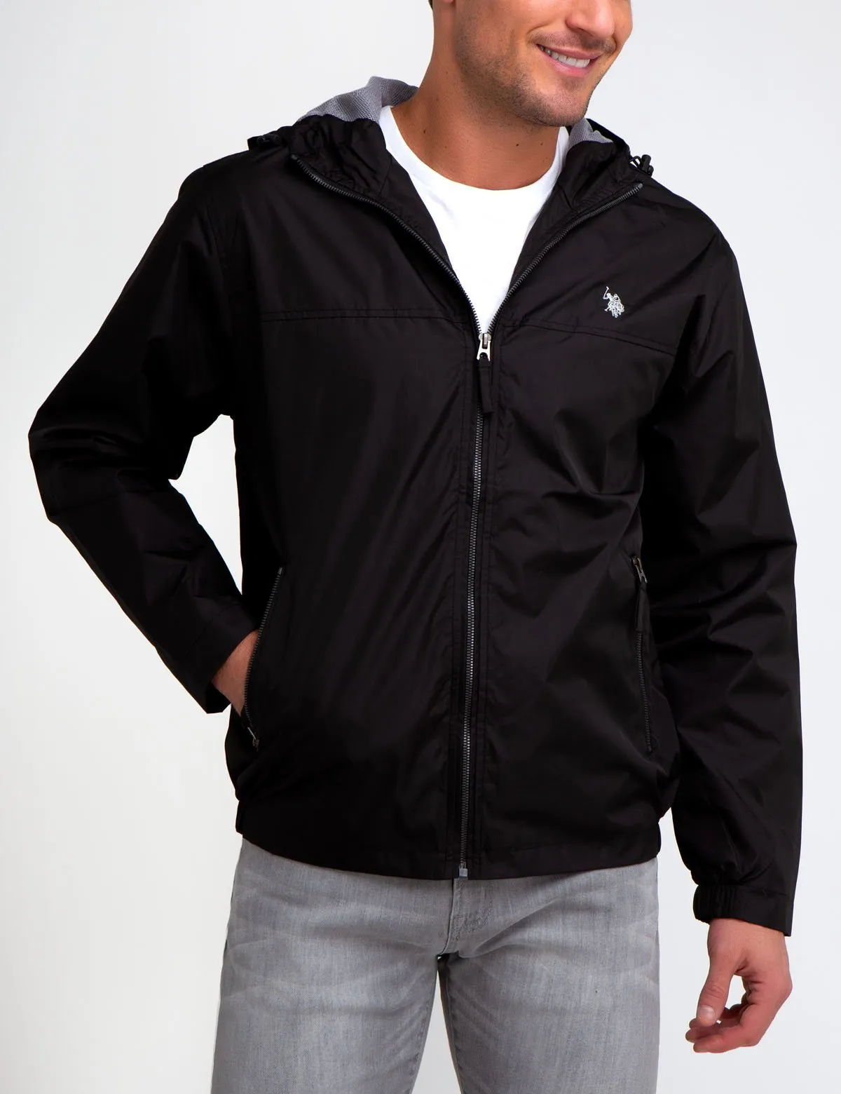 HOODED WINDBREAKER sold by U.S. Polo Assn. product image thumbnail 5