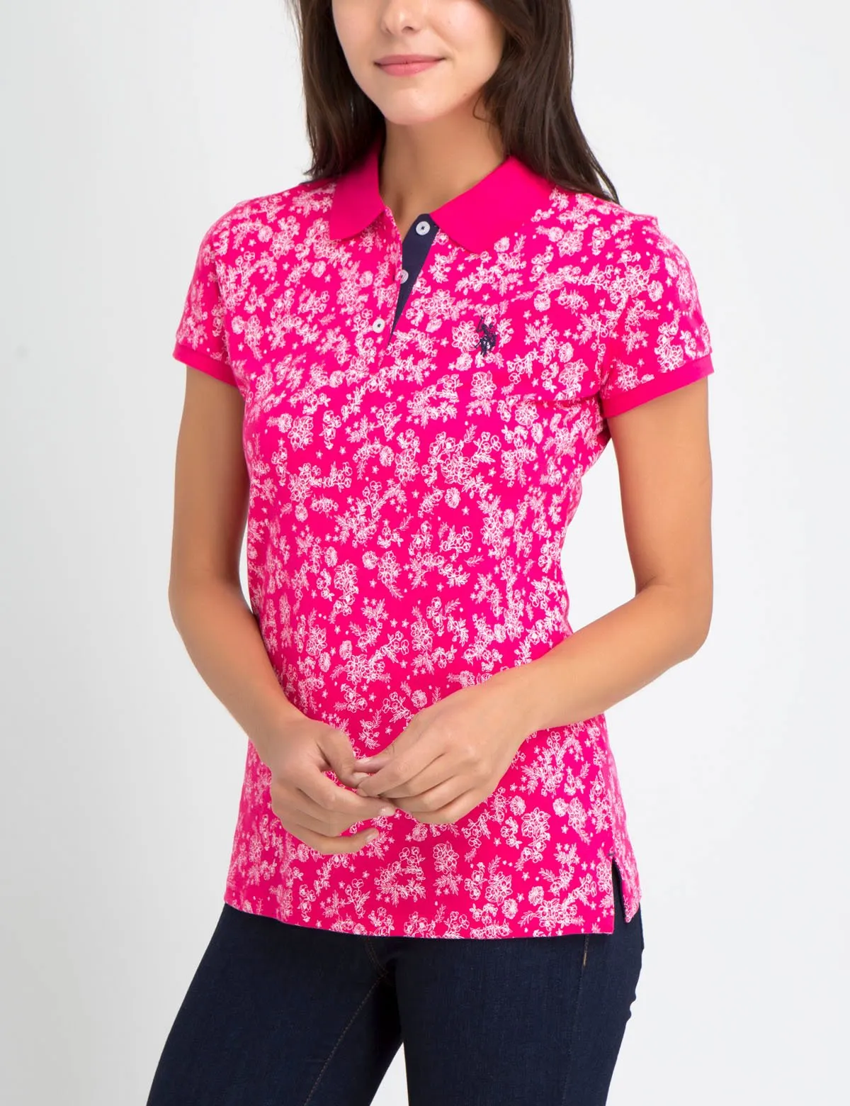 PREMIUM FLORAL PRINT POLO SHIRT sold by U.S. Polo Assn. product image thumbnail 5