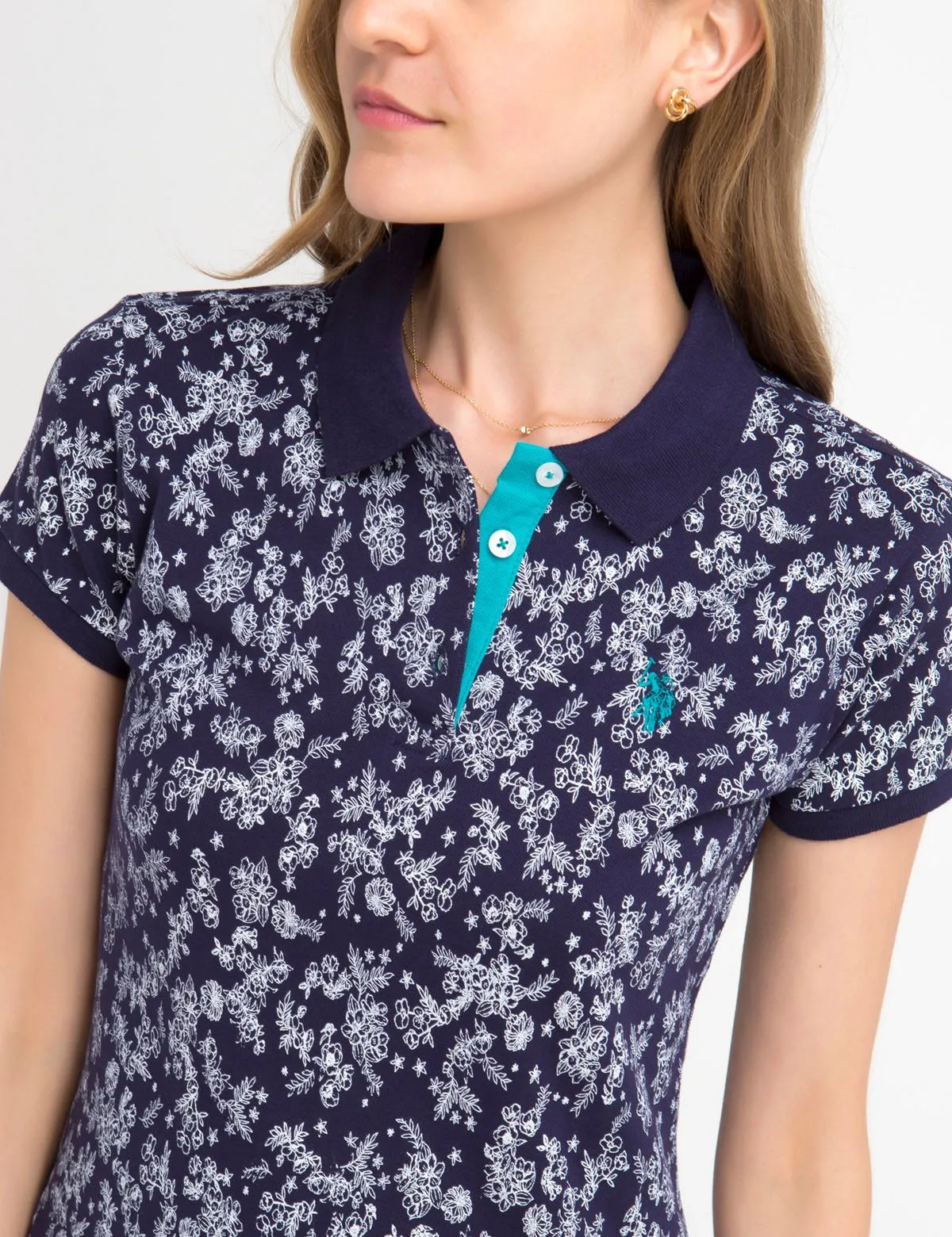 PREMIUM FLORAL PRINT POLO SHIRT sold by U.S. Polo Assn. product image thumbnail 4