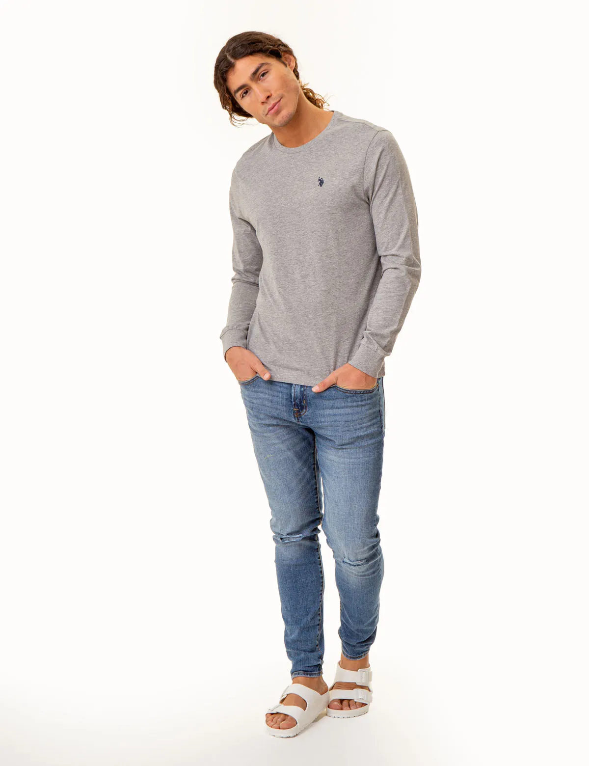 LONG SLEEVE SOLID T-SHIRT sold by U.S. Polo Assn. product image thumbnail 5